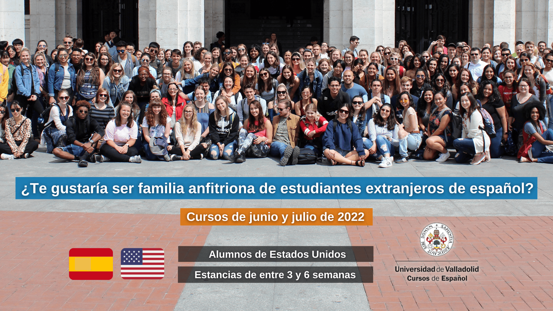 Imagen de familias anfitrionas acogida de estudiantes extranjeros espanol Universidad de Valladolid