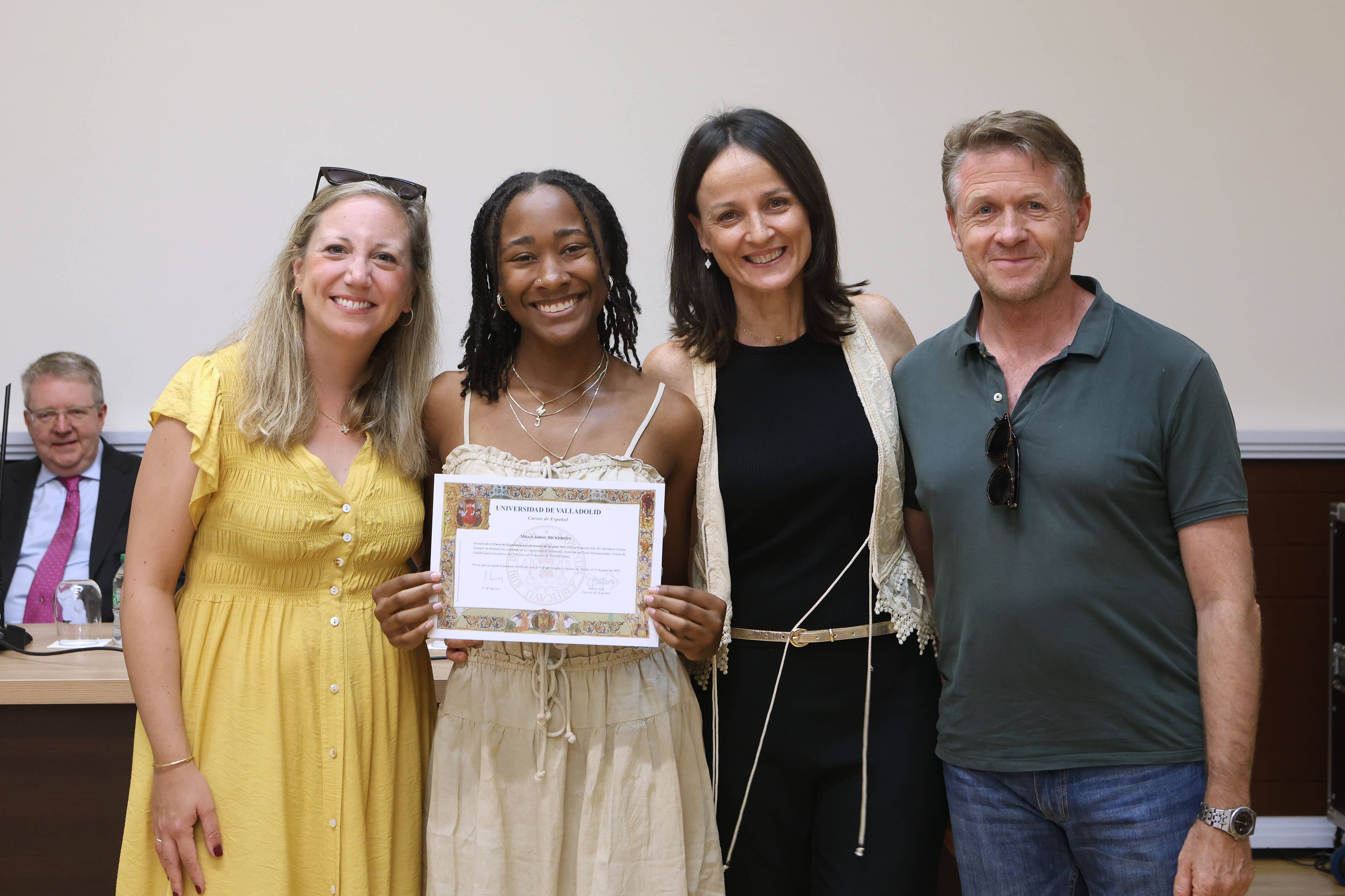 Entrega de diplomas Cursos Español UVA junio 2025