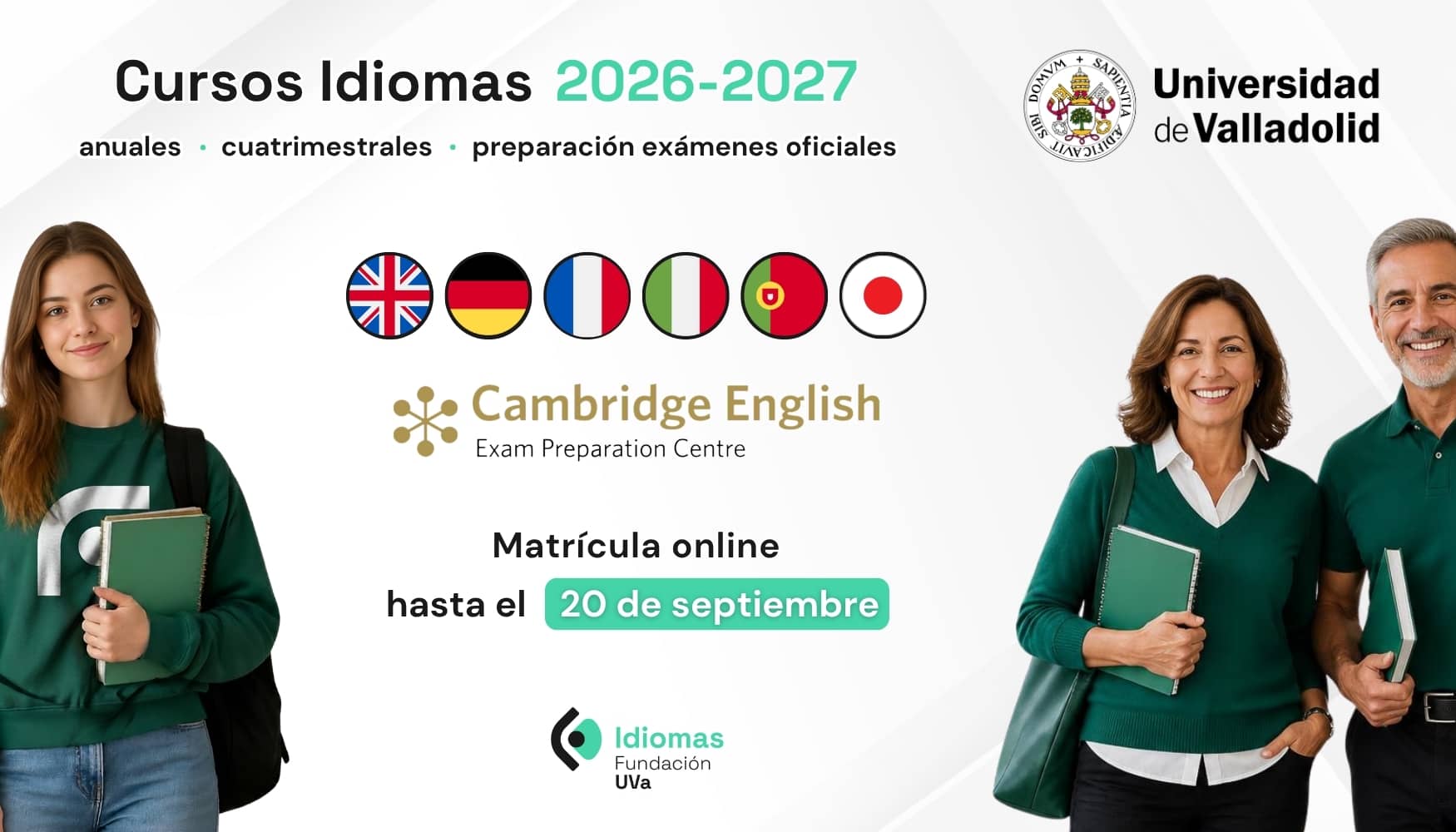 Cursos Idiomas UVa 20262027 web noticia